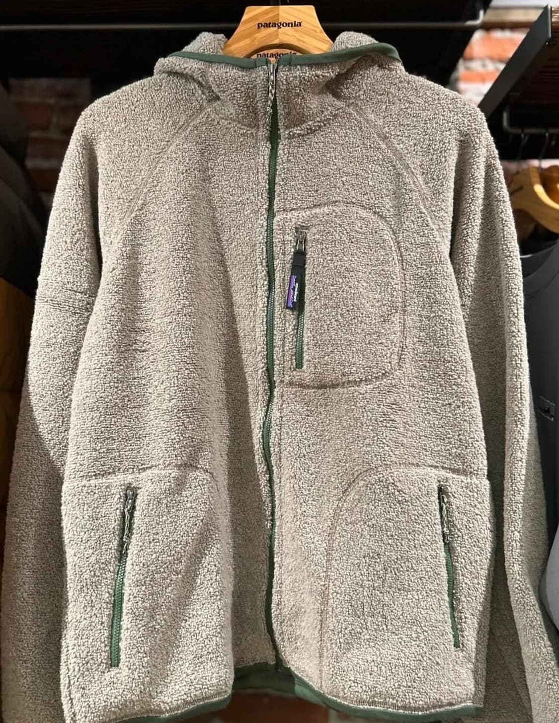 파타고니아 리클레임드 플리스 후디 씨버드 상품이미지1