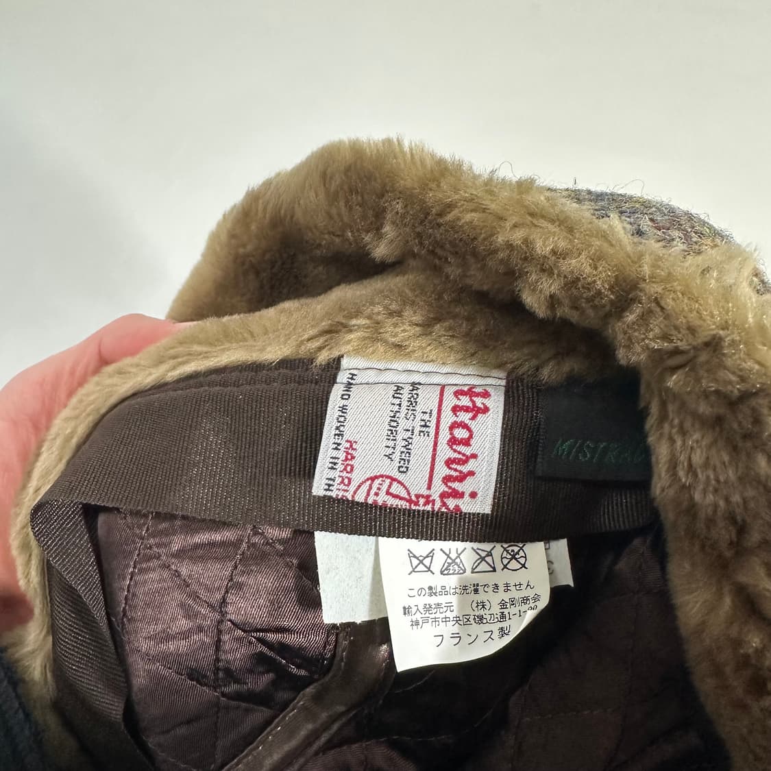 59CM 헤리스트위드 헤링본 군밤모자 트루퍼햇 상품이미지4