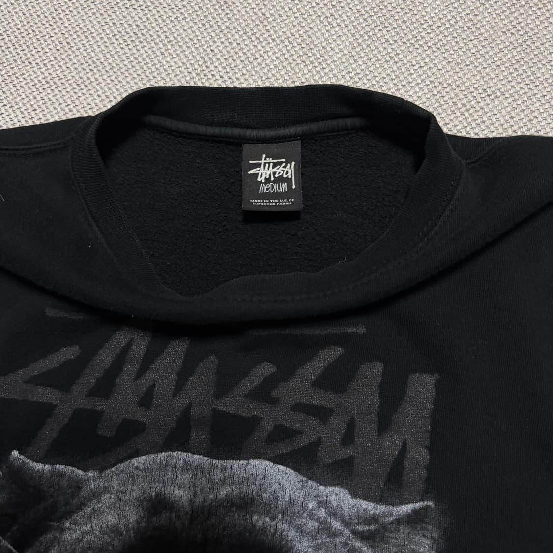 스투시 Stussy 블랙팬서 프린팅 크루넥 맨투맨 상품이미지2