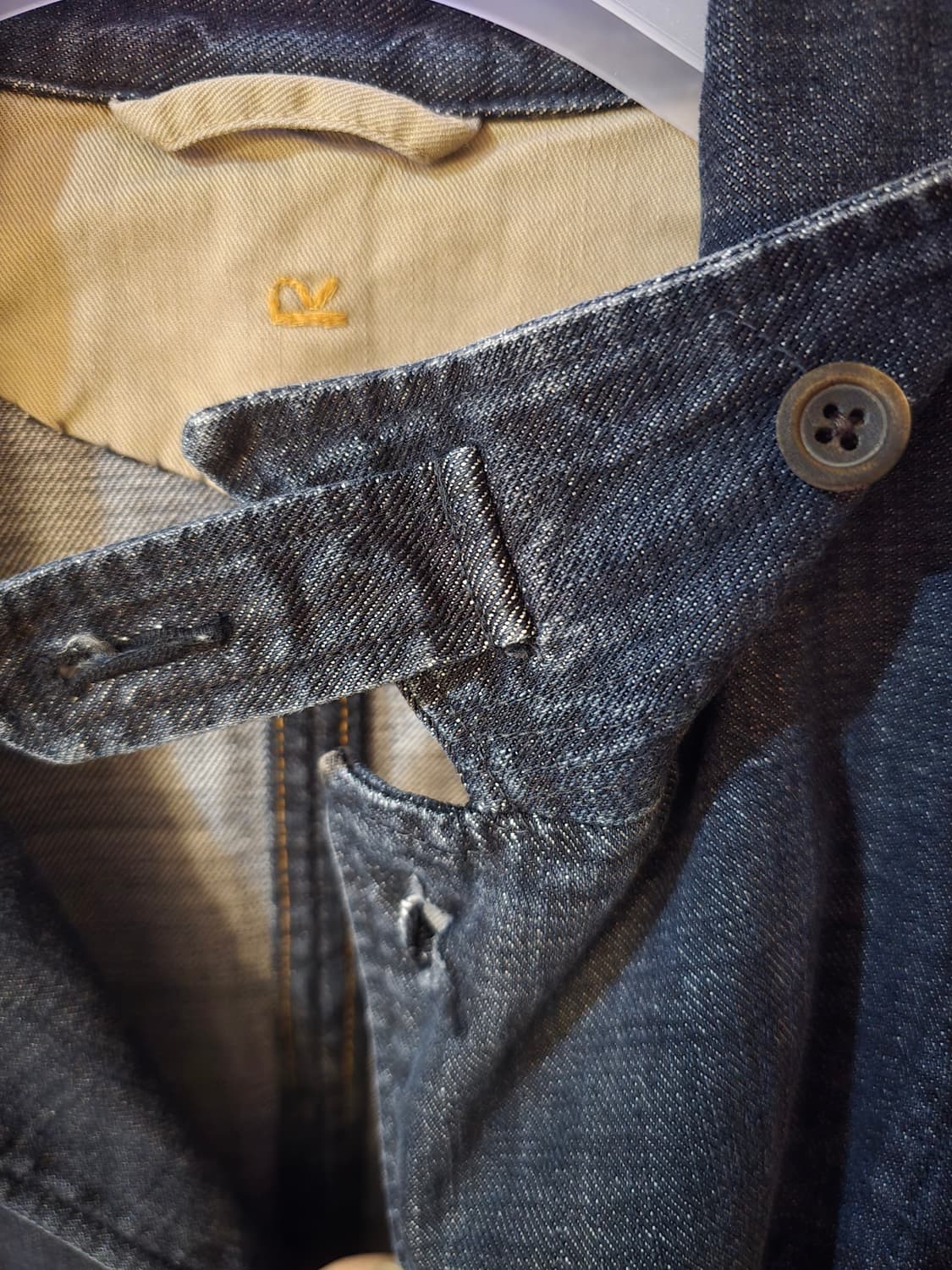45R 데님 코트 5사이즈 입니다 상품이미지5