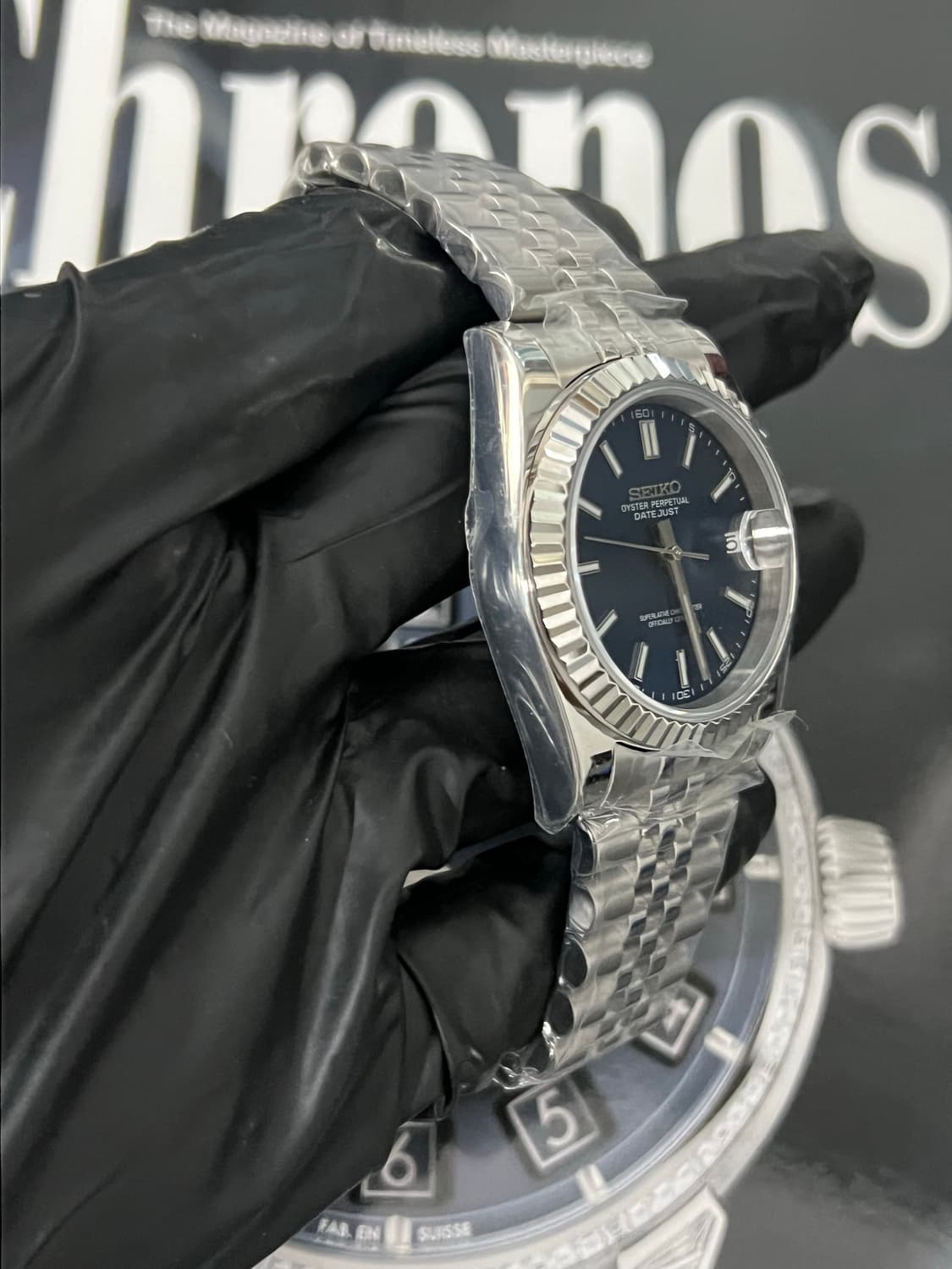 세이코 데이트저스트 청판 커스텀 상품이미지2