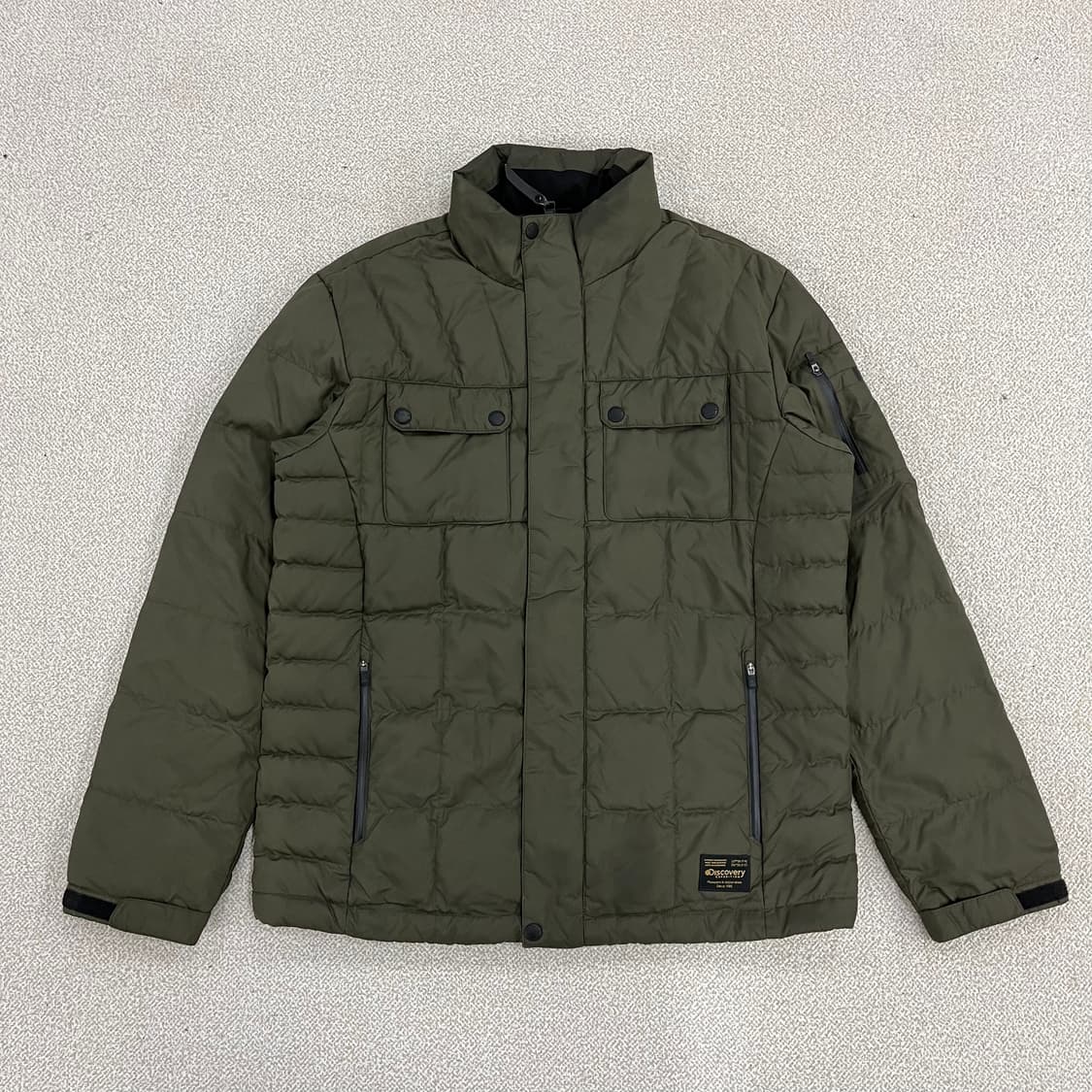 100 디스커버리 퀄팅 다운 패딩 자켓 0129M1 상품이미지1