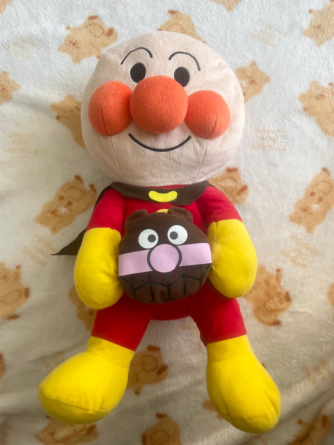 일본 고전 인형 호빵맨x세균맨 인형 ♥️💛🤎 상품이미지1