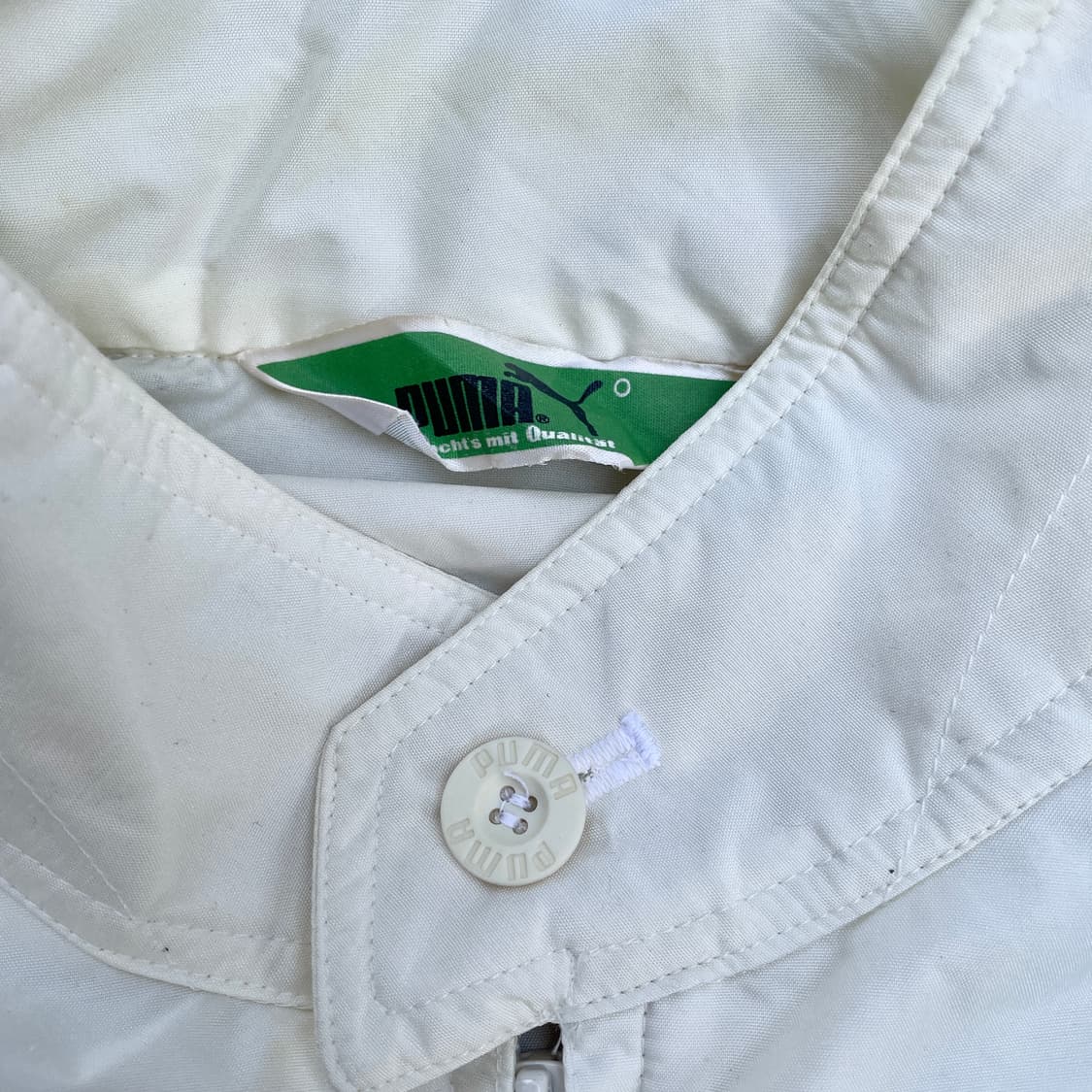 90s 푸마 하이넥 차이나카라 올드스쿨 나일론 트랙자켓 바람막이 L 상품이미지6