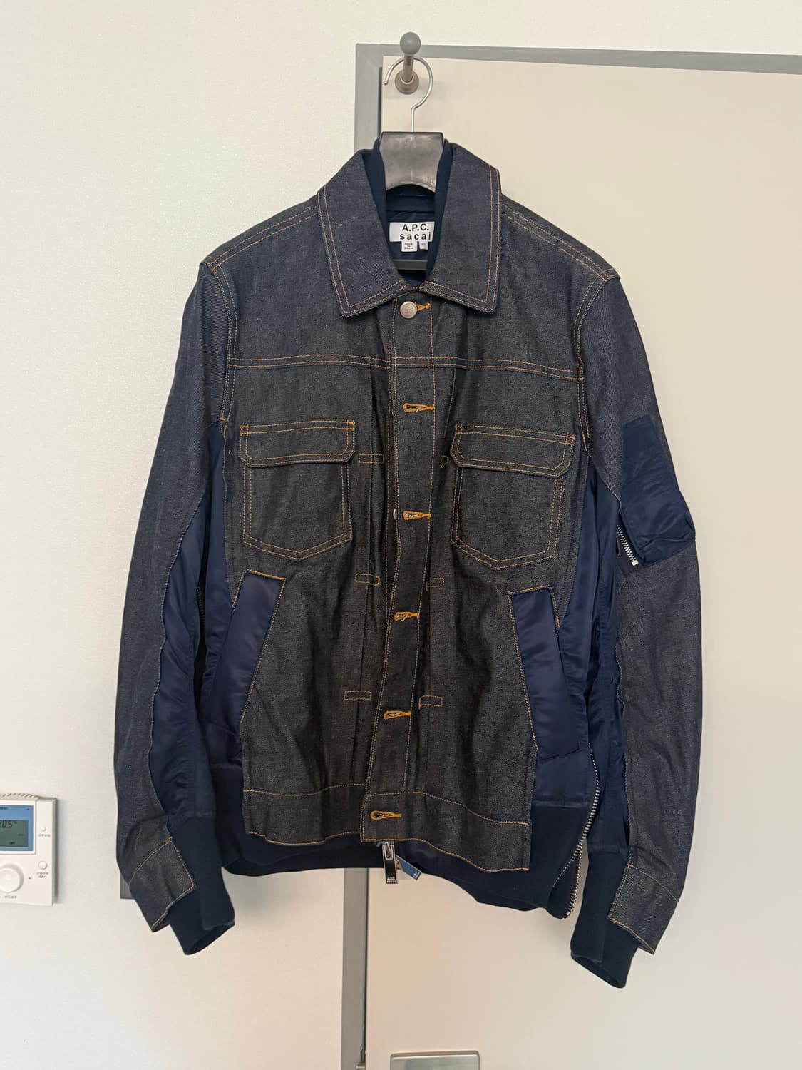 사카이 아페쎄 데님 자켓 네이비 XS(100정도) 상품이미지2