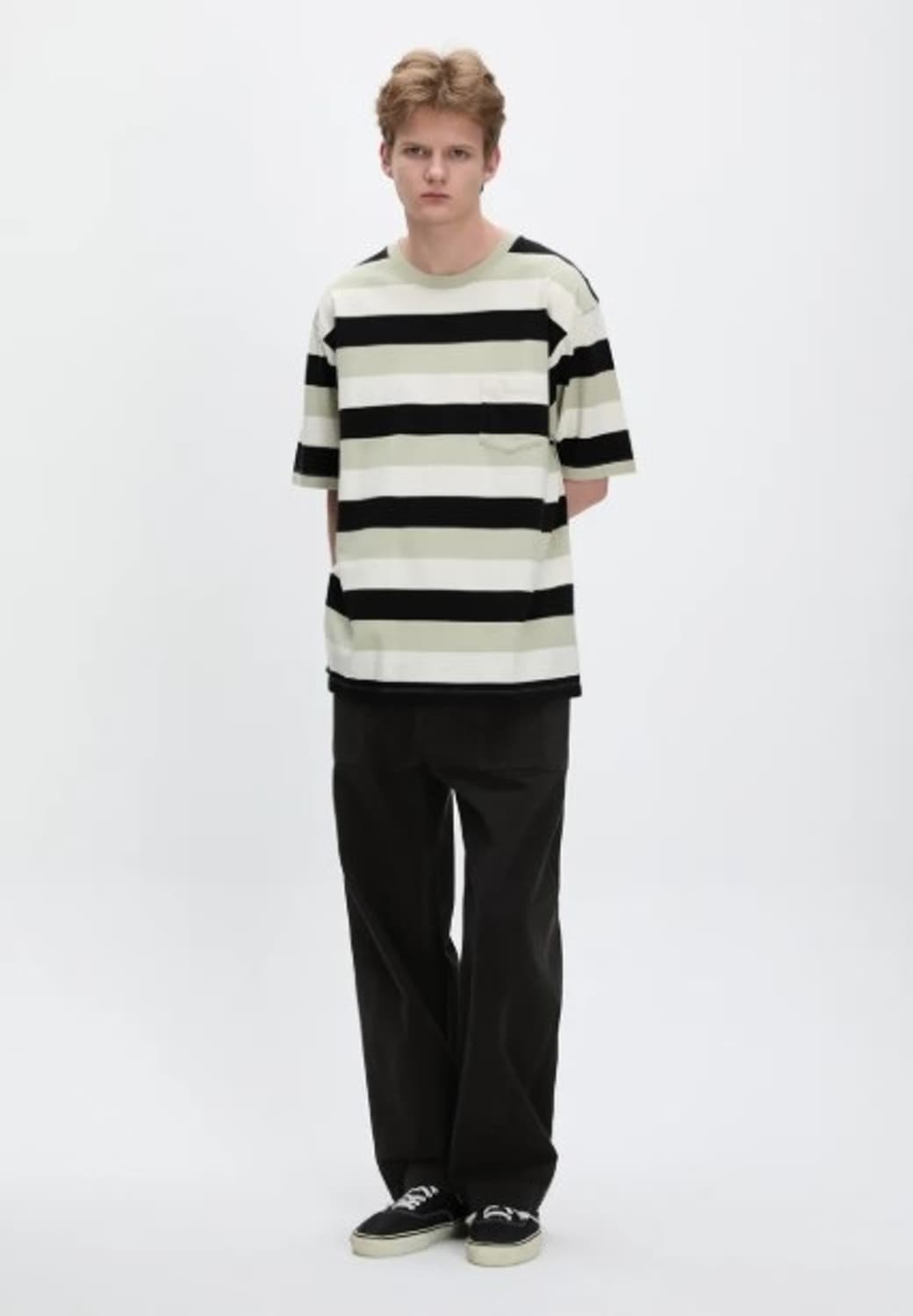 카키스 hbt baker pants black L 상품이미지4