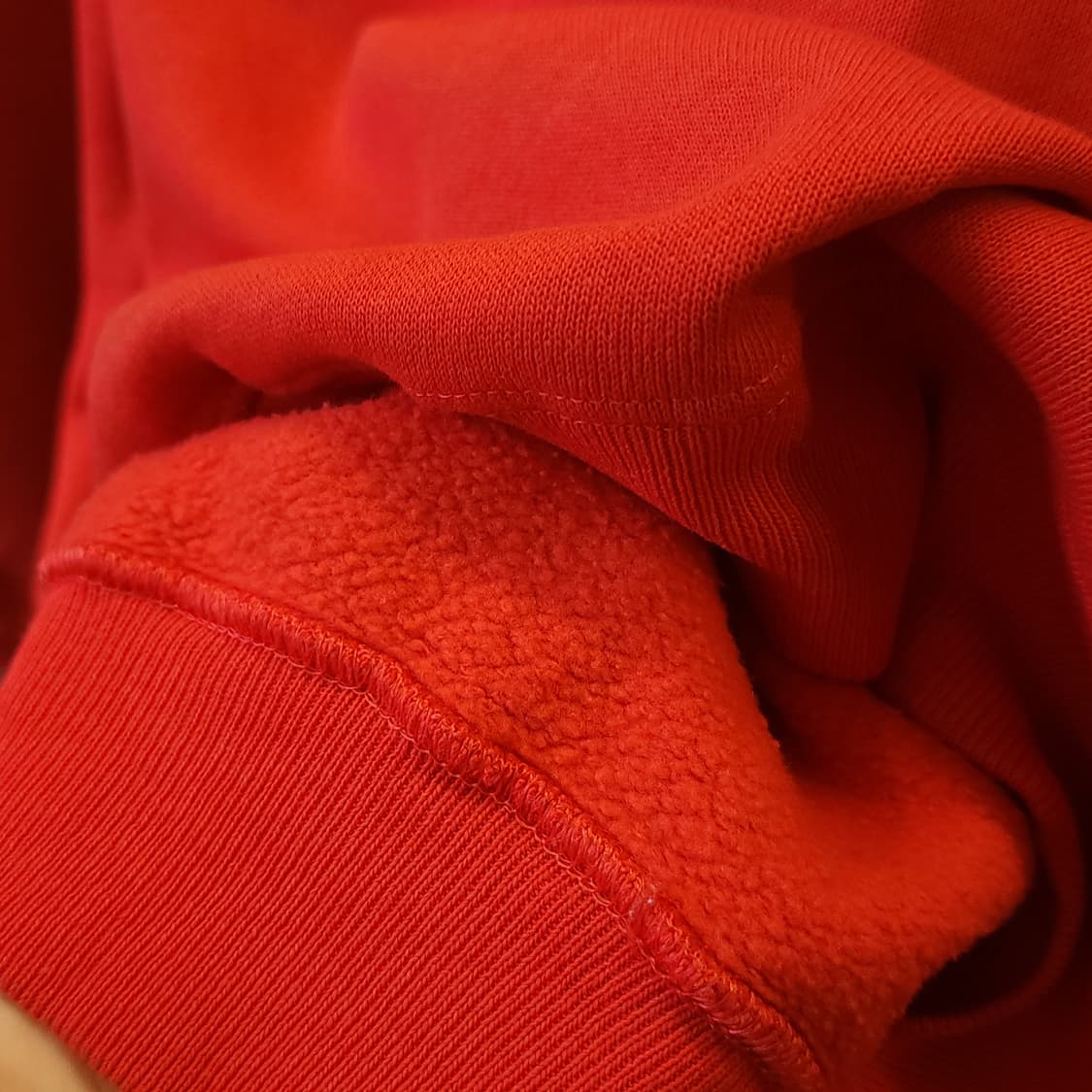 90s 헤인즈 빈티지 스웻셔츠 플레인 스웻셔츠 레드 L 상품이미지7