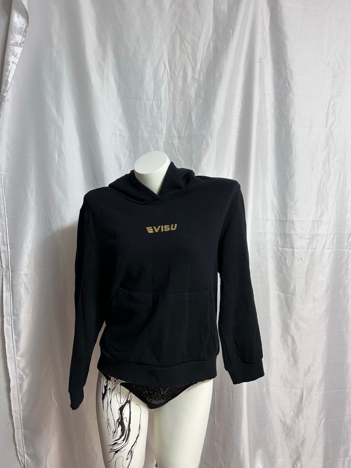 Evisu y2k 00s gold wings hoodie  상품이미지6