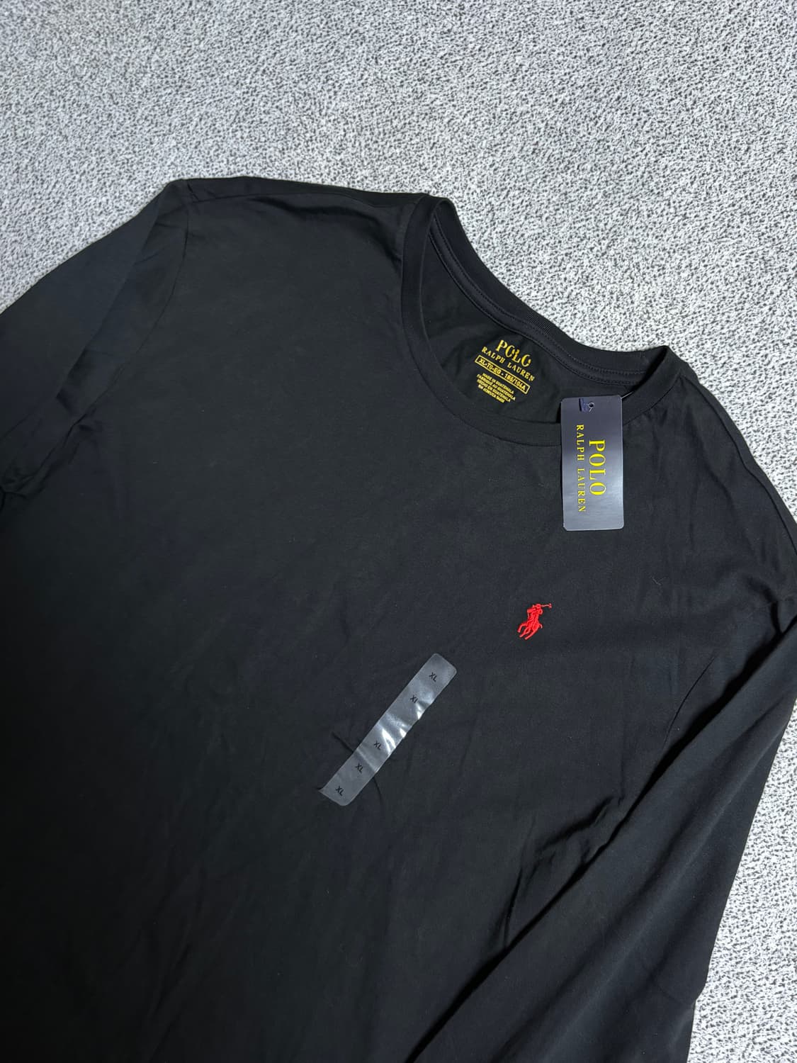 폴로 랄프로렌 롱슬리브 블랙 (새상품) 상품이미지1