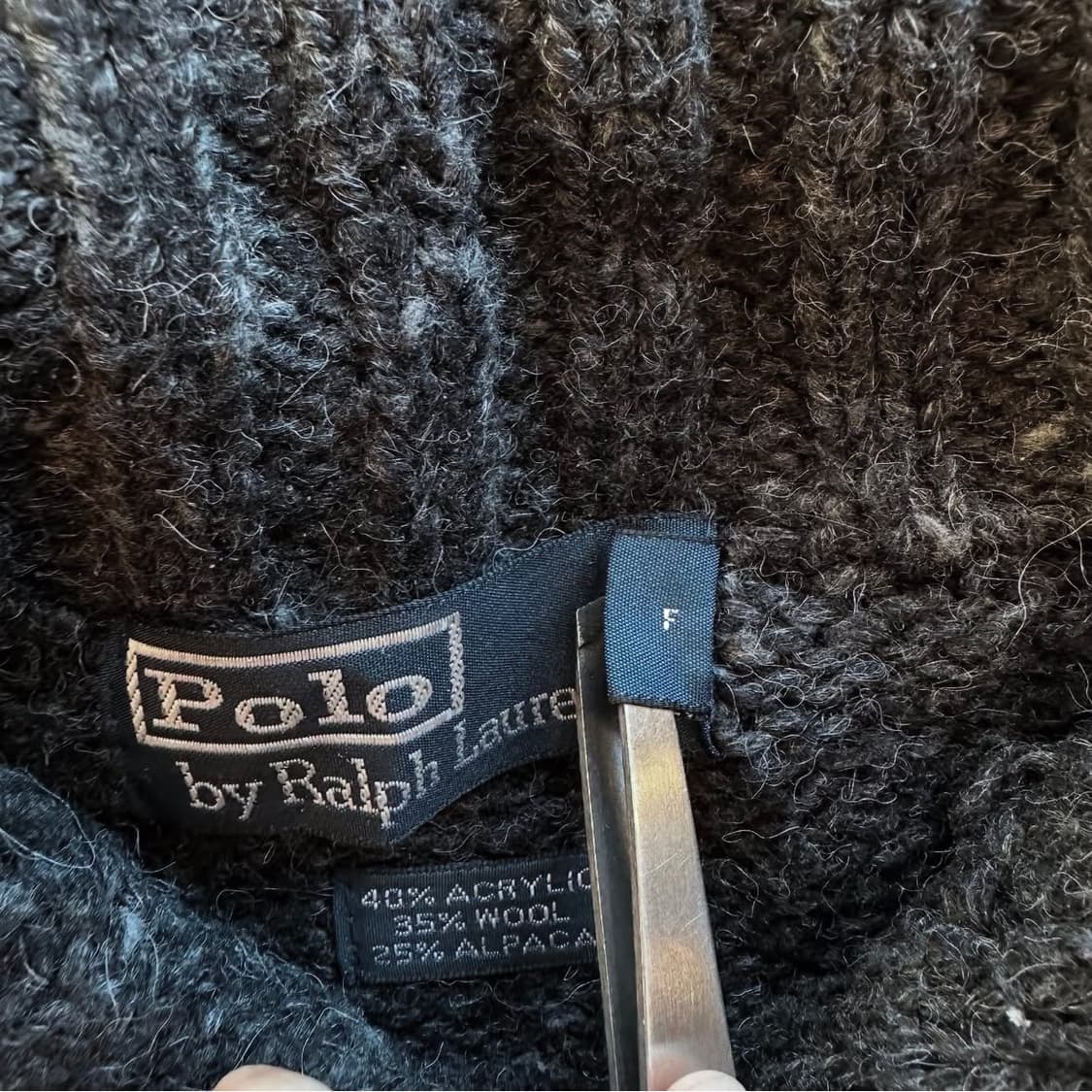 폴로랄프로렌 알파카 하프 스웨터 상품이미지7