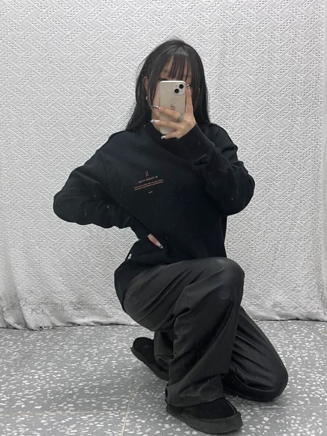 메종미네드 모던시크 캐주얼 빈티지 맨투맨 L C07708 상품이미지1