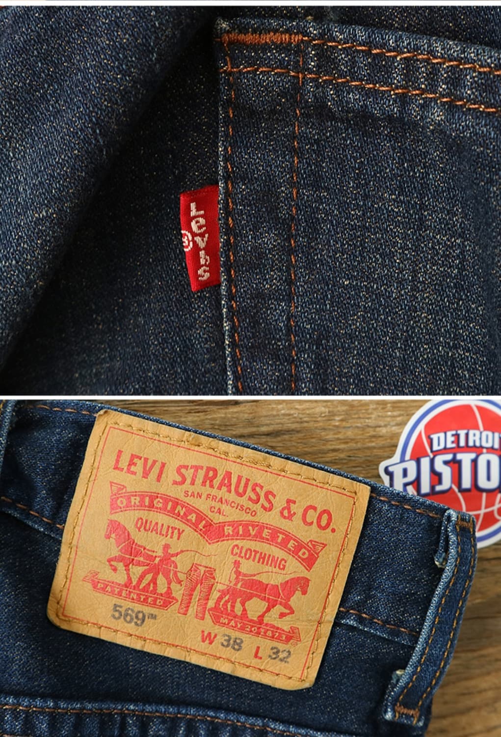 
LEVIS 리바이스 569 루즈핏 데님  38사이즈  상품이미지6