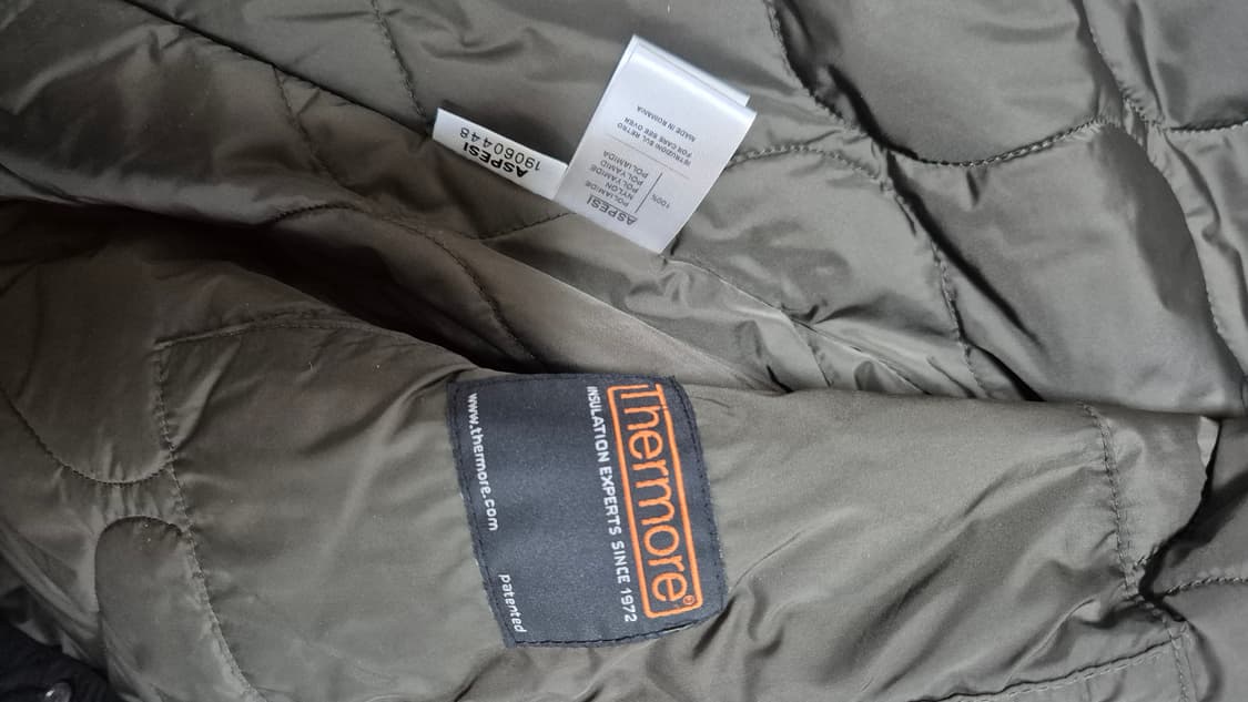 아스페시 블랙 싱글 코트 S 사이즈 상품이미지5