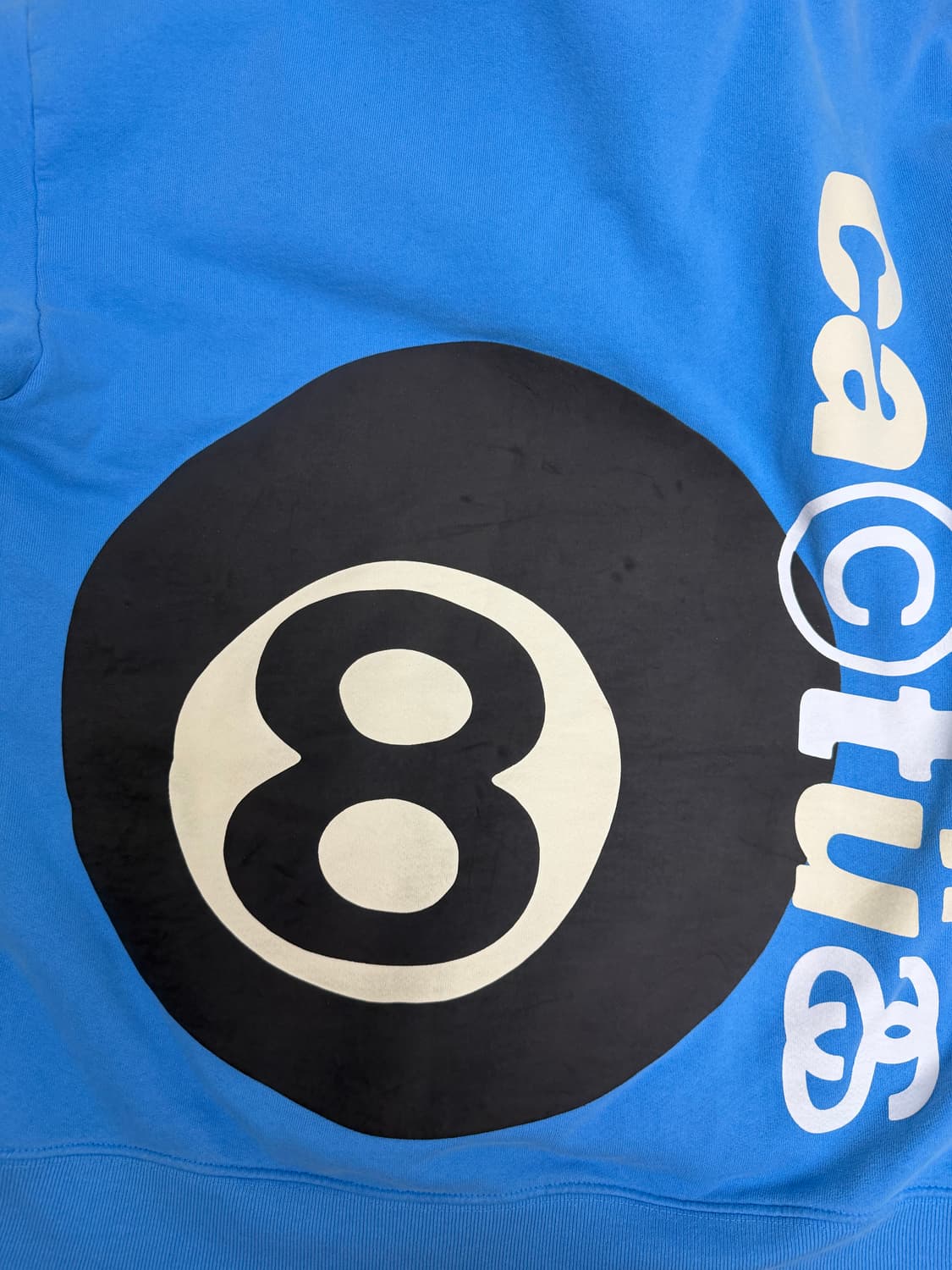 스투시 x CPFM 8볼 피그먼트 다이드 후드 블루 상품이미지2