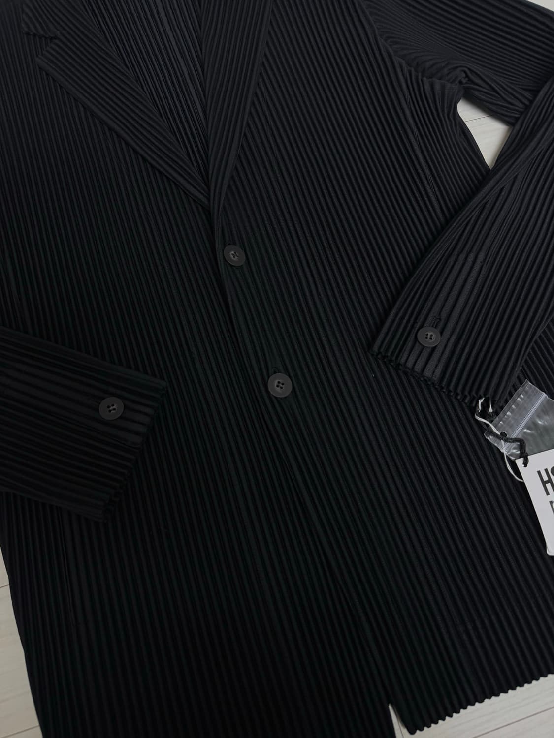 옴므 플리세 이세이 미야케 베이직 자켓 블랙 상품이미지6