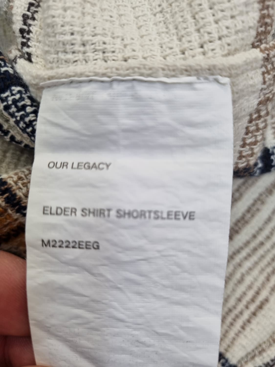 아워레가시 체크 반팔 셔츠 50 상품이미지5