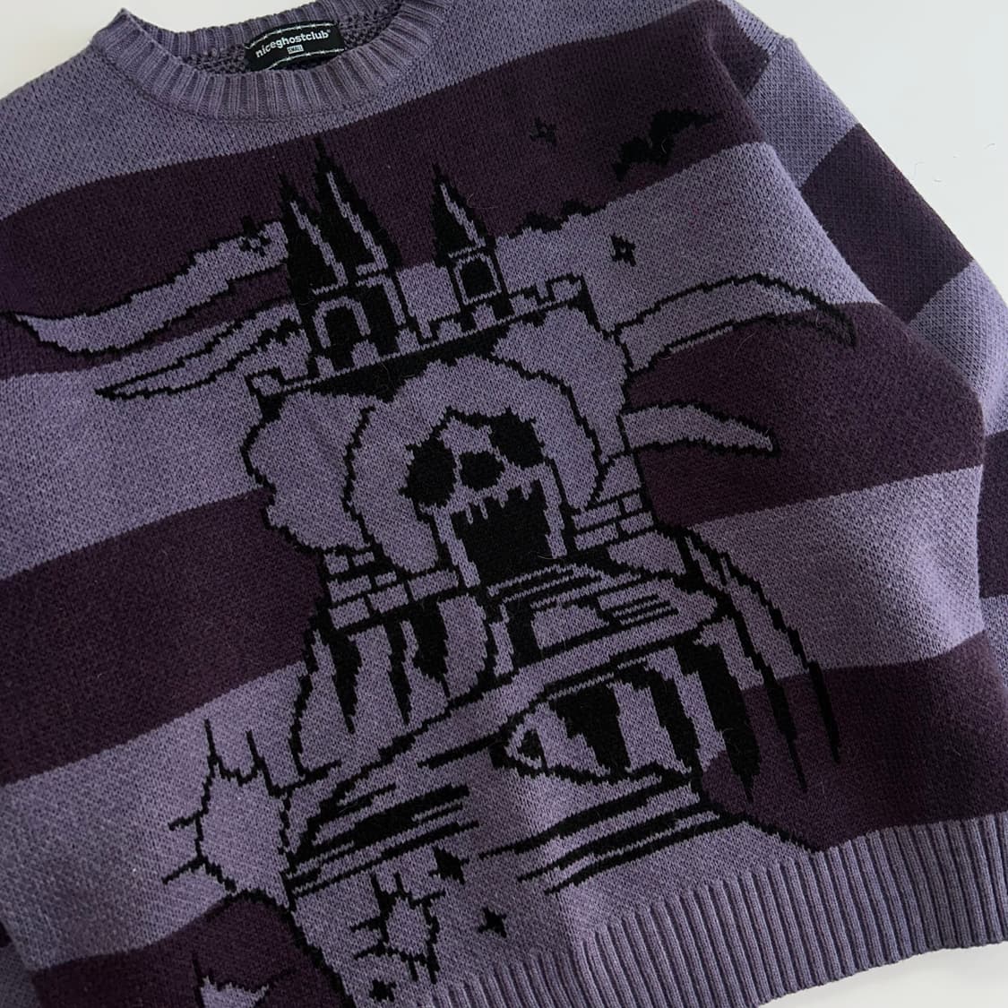 Niceghostclub 나이스고스트클럽 head castle 다크퍼플 상품이미지4