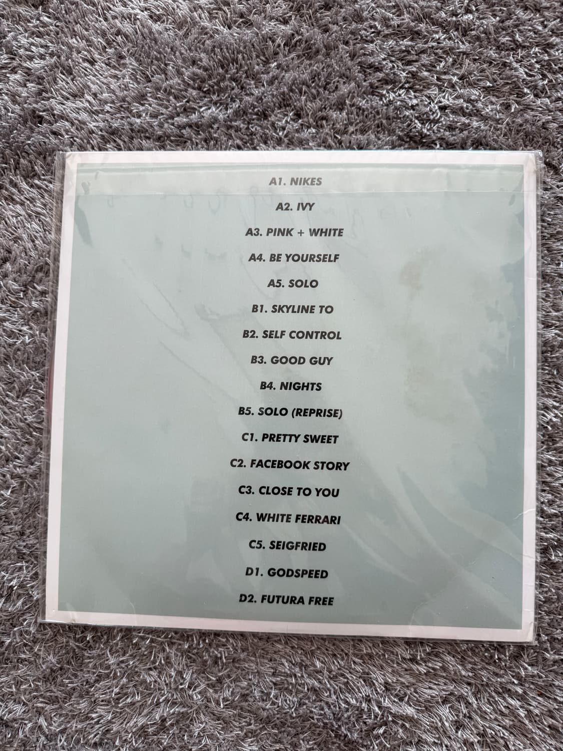 프랭크오션 blond LP 미개봉 상품이미지2