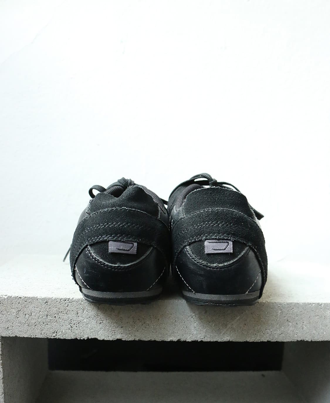 디젤 블랙 레더 스니커즈 상품이미지6