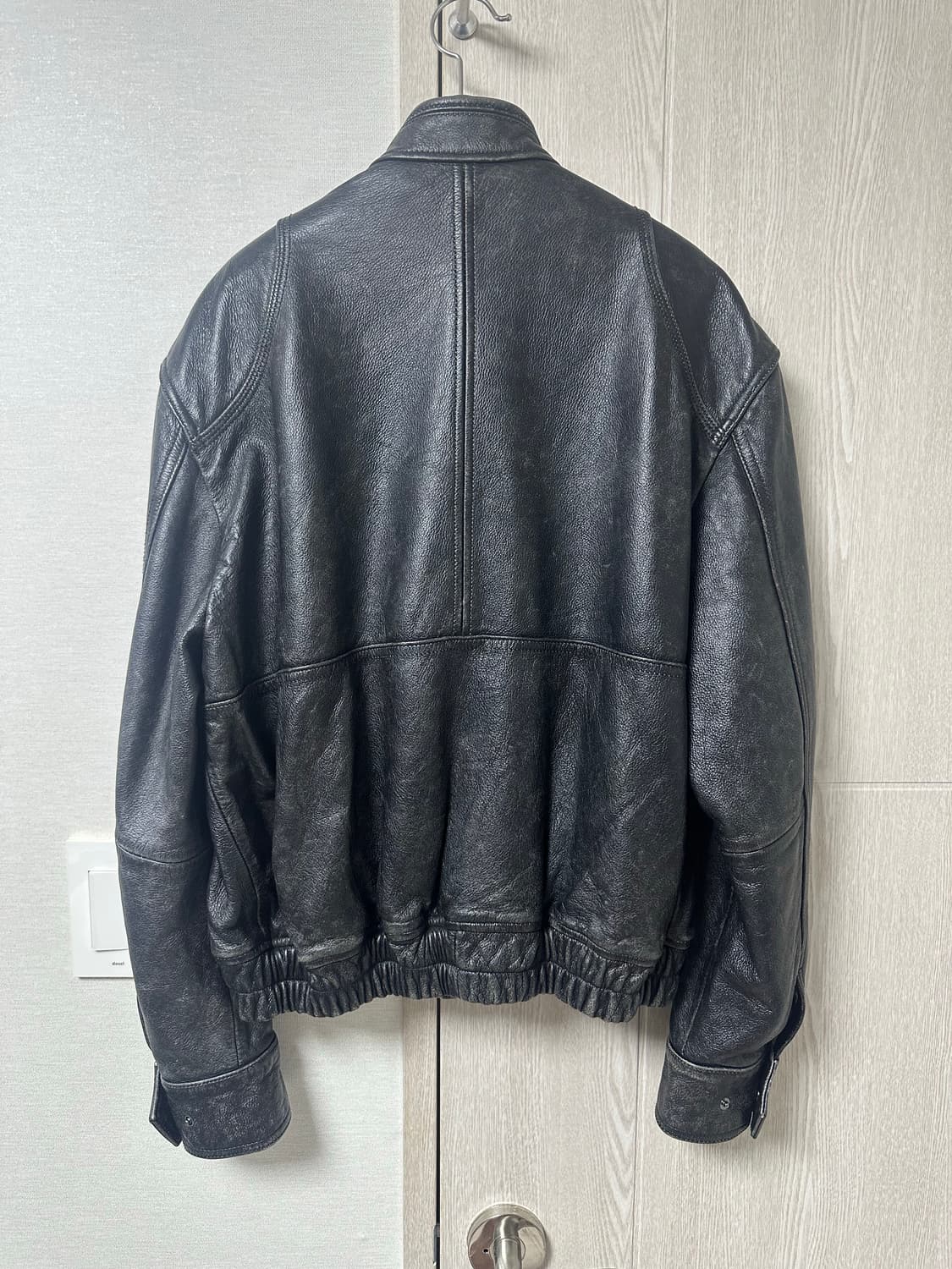 엘무드 스모커 바이커 레더자켓 46 상품이미지2