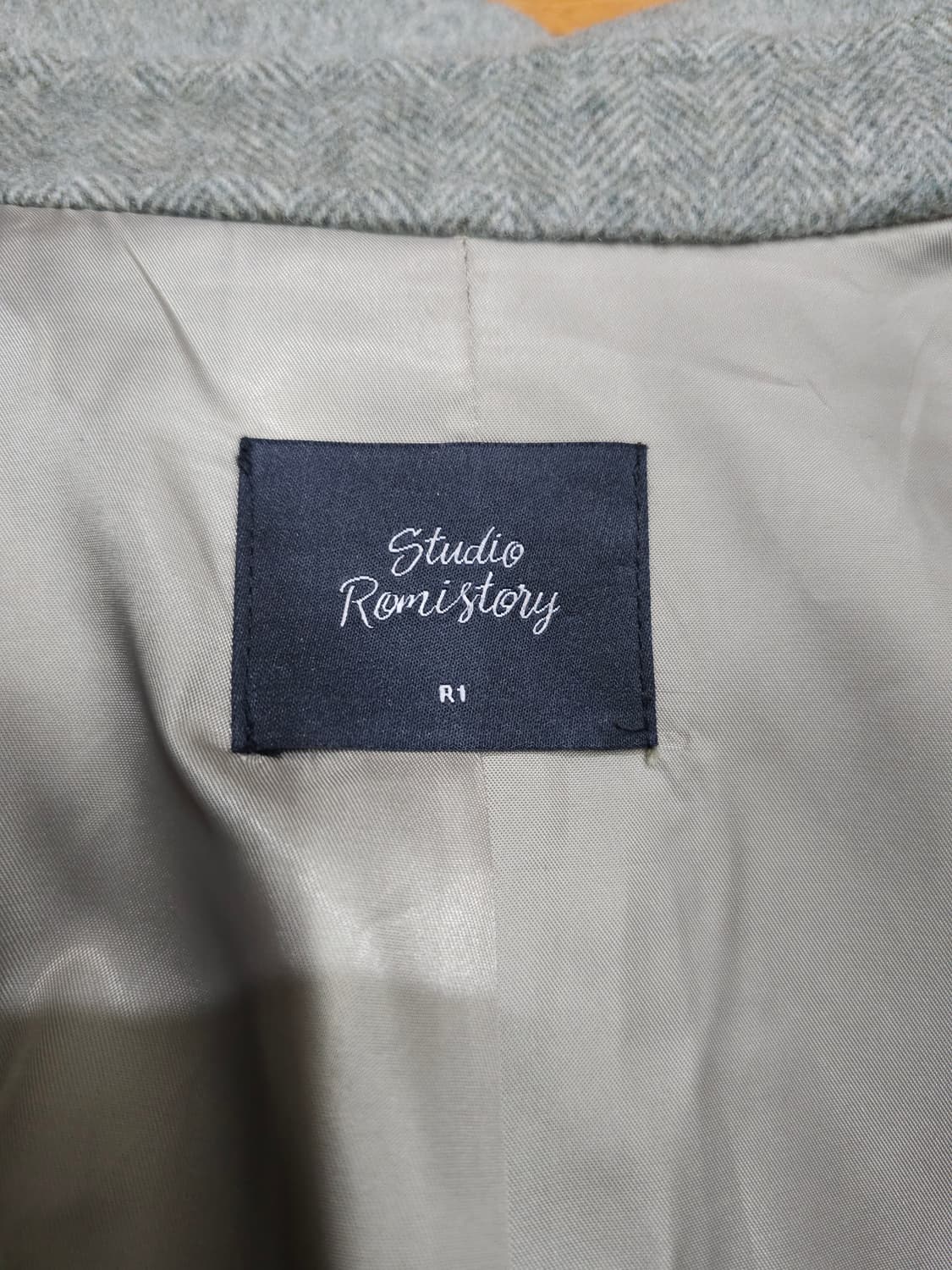 로미스튜디오 핸드메이드 루즈핏 롱코트 상품이미지7