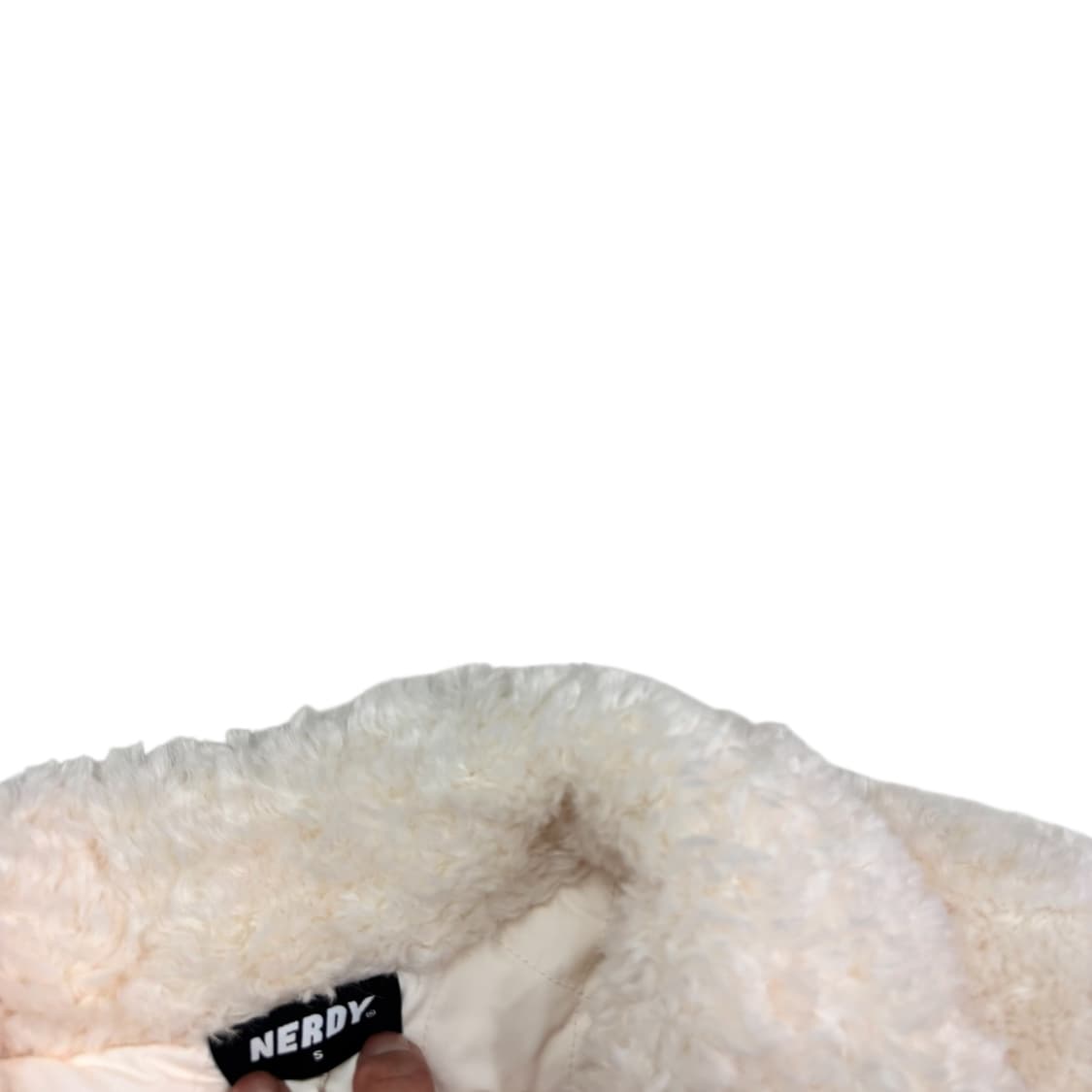 널디 크롭 퍼 자켓 상품이미지3