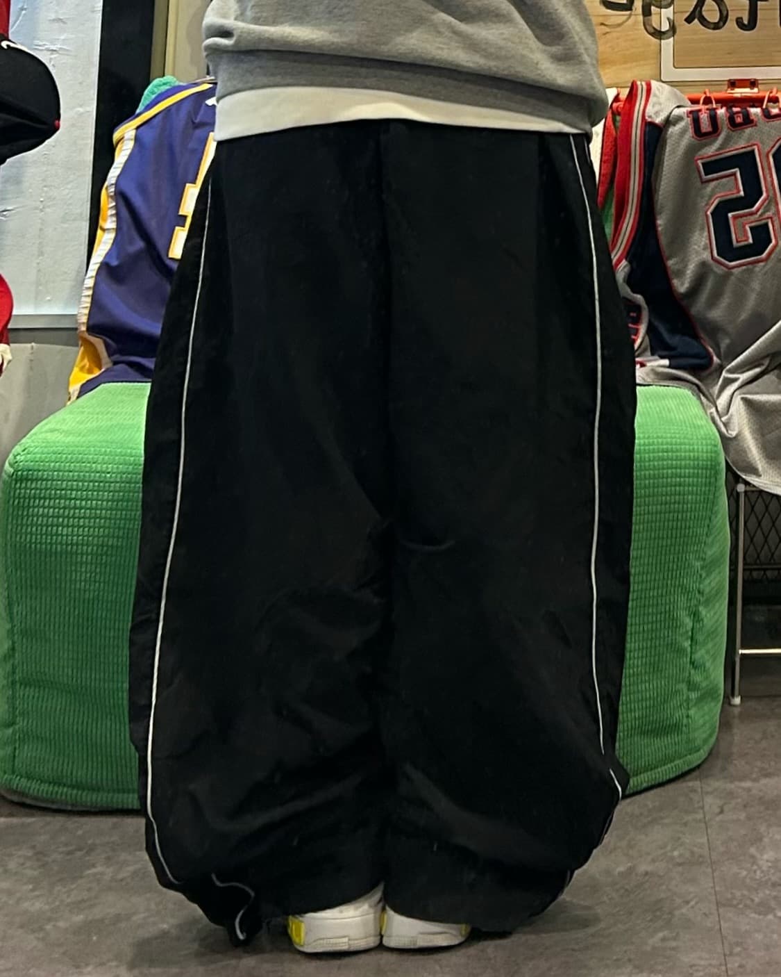 Nike black nylon track pants 상품이미지2