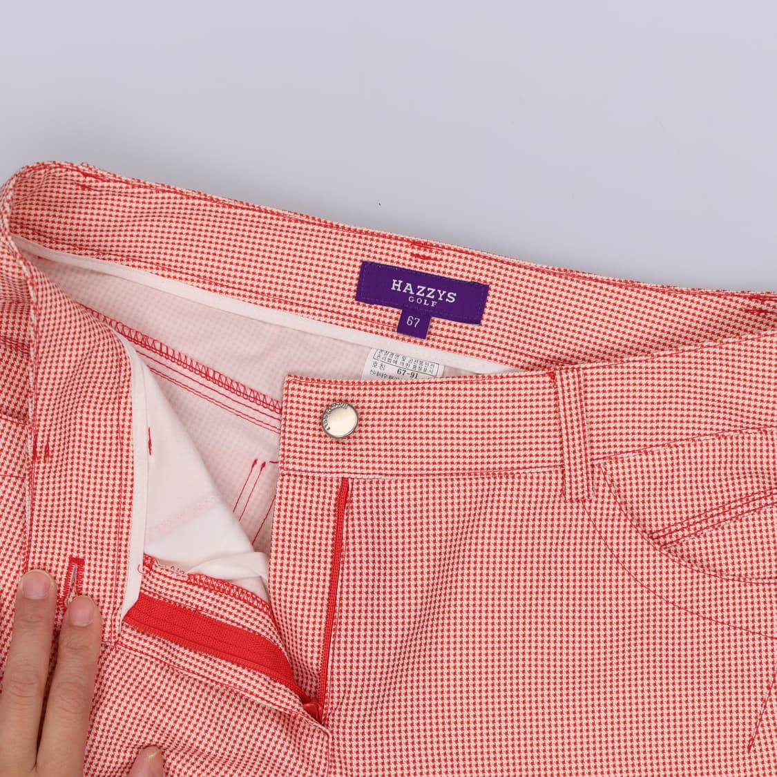 67 헤지스 여성 패턴 여름팬츠 0304H1 상품이미지3