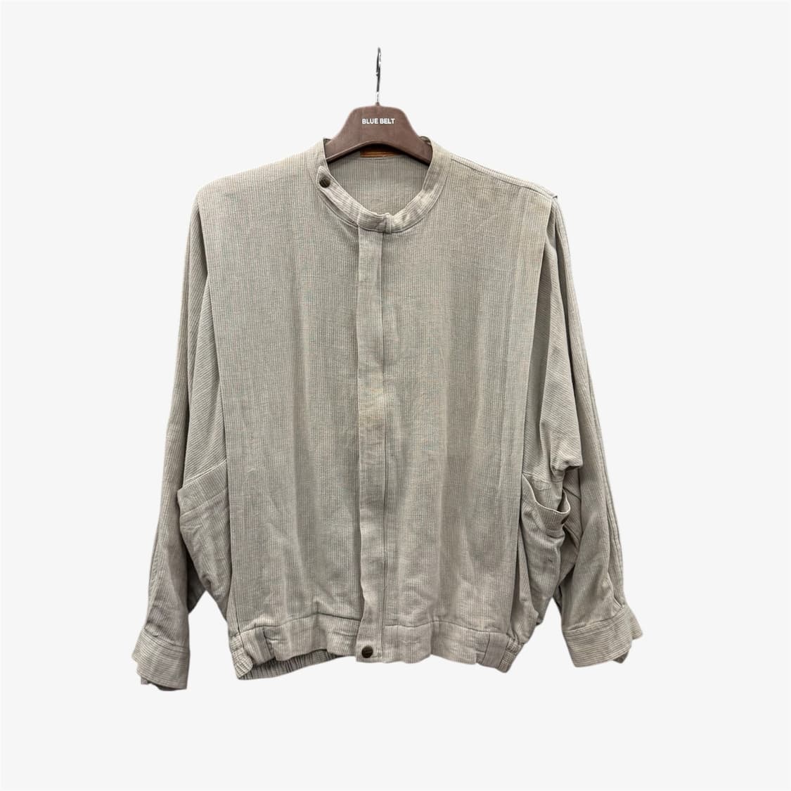 LANCEL 랑셀 스탠드카라 코튼자켓 카라스냅 멀티포켓 디테일 아이보리 상품이미지1