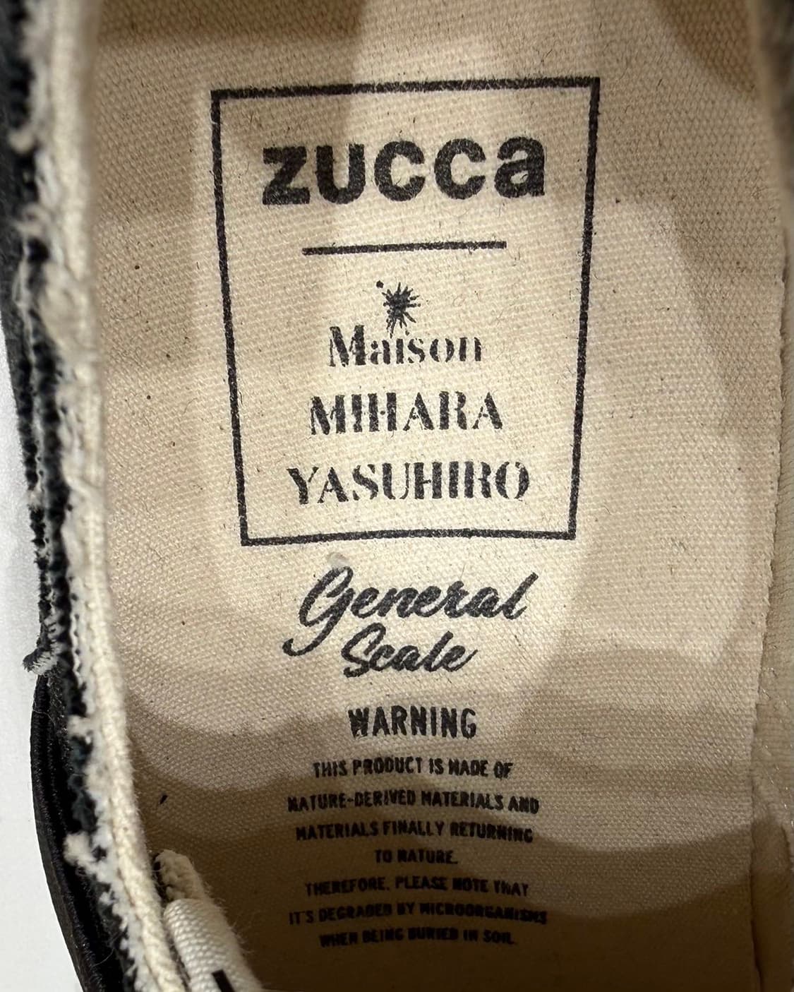 미하라 야스히로 x 주카 제너럴 스케일 데님 스니커즈 상품이미지10