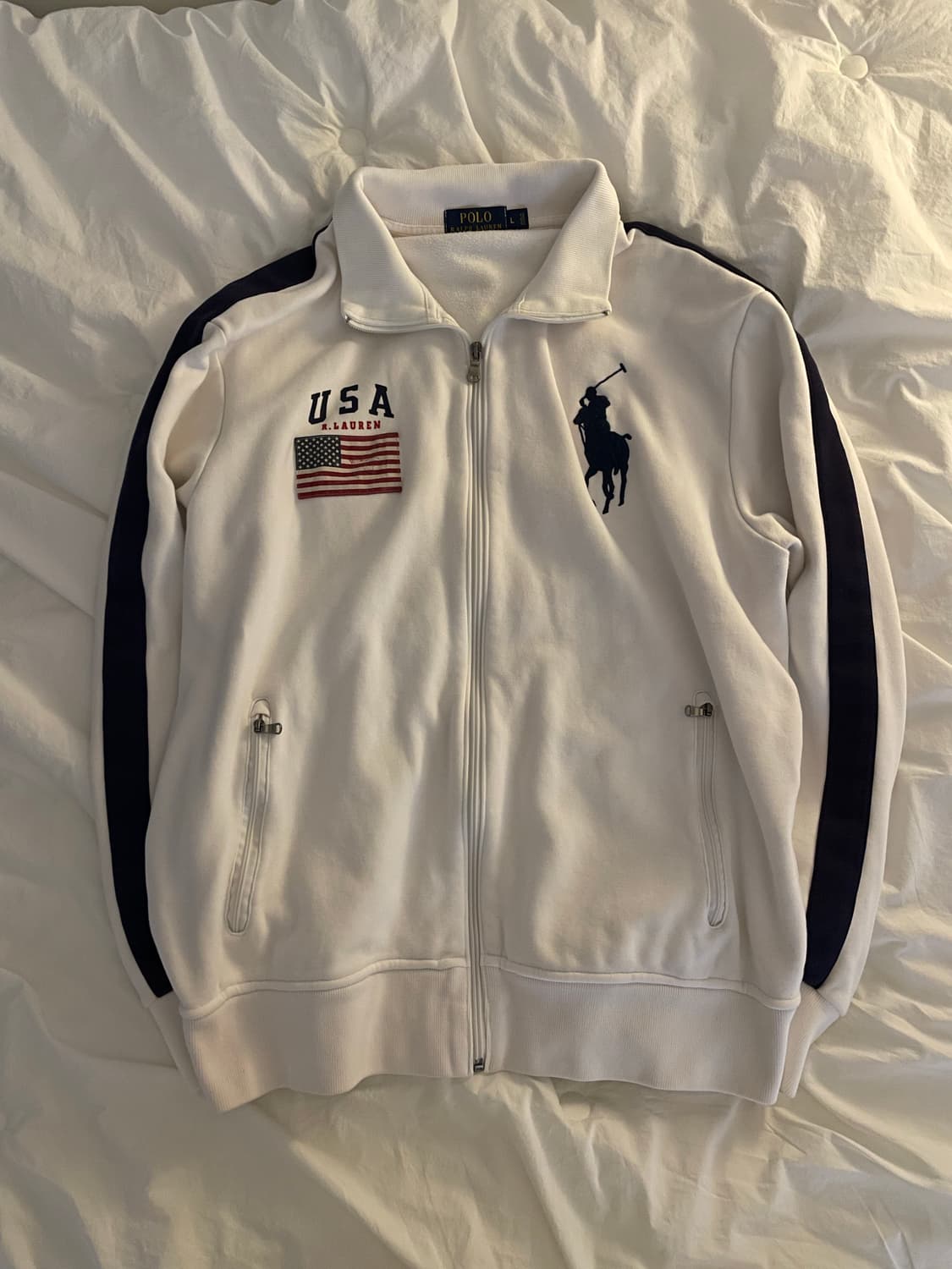폴로 랄프로렌 빅포니 성조기 트랙집업 상품이미지3