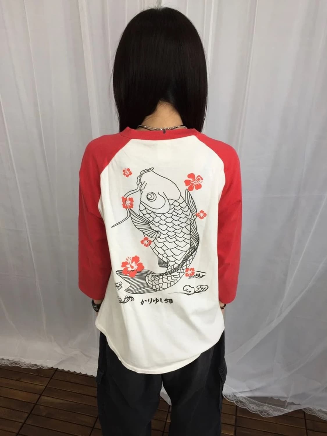 JPN Kariyushi58 Koi Raglan Tee 상품이미지2
