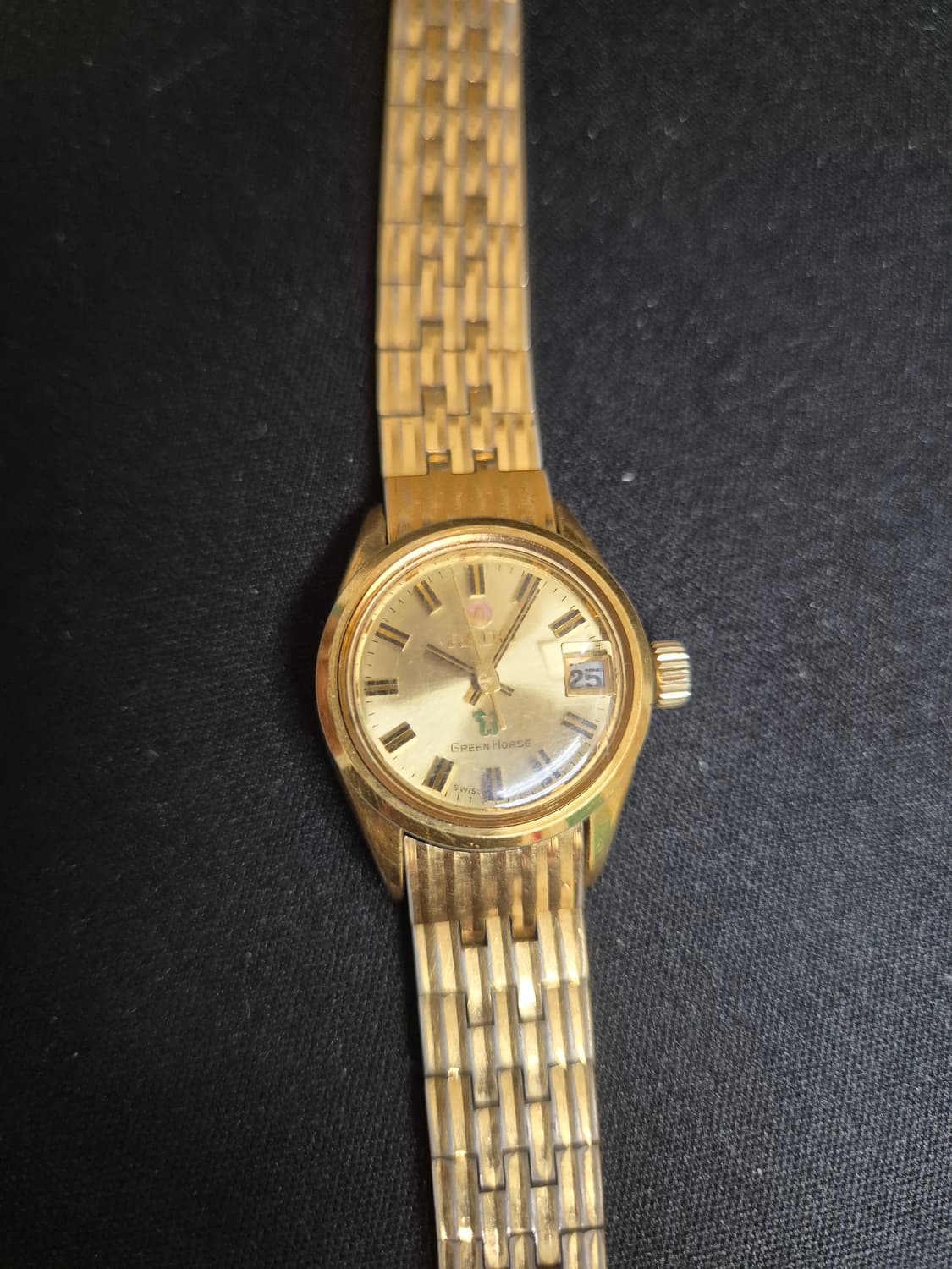 RADO 라도 빈티지 오토매틱 금장 손목 시계 여성용  상품이미지1