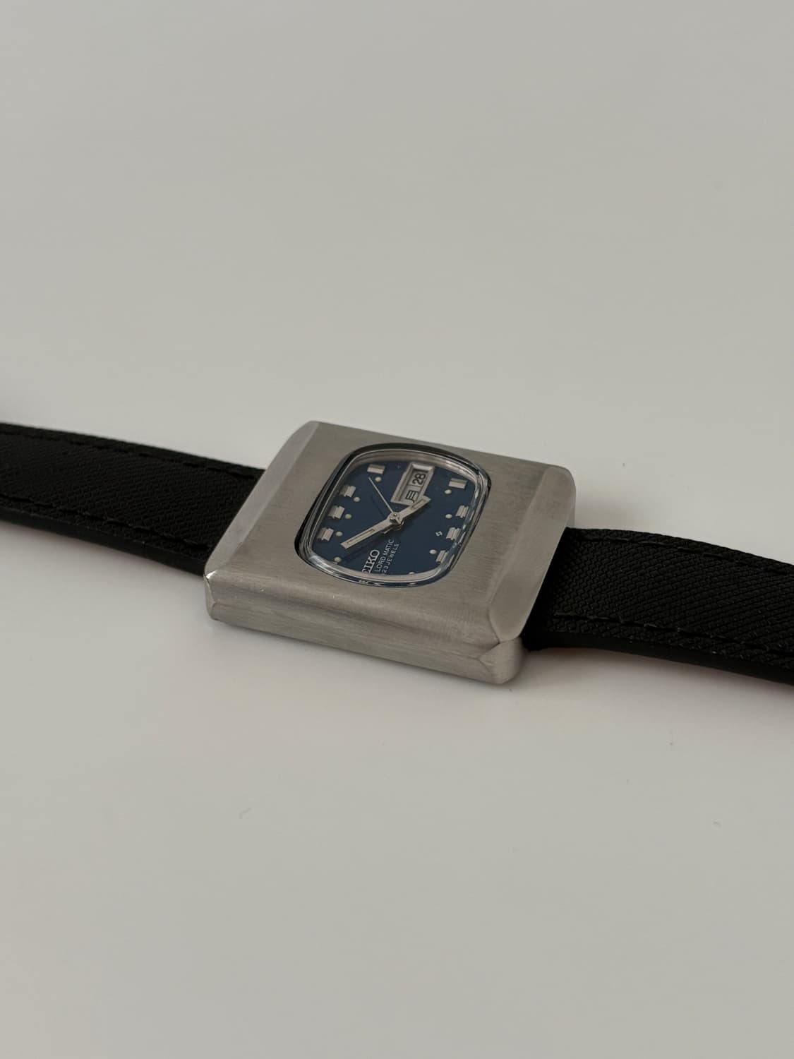 70s lord matic blue square automatic 상품이미지7
