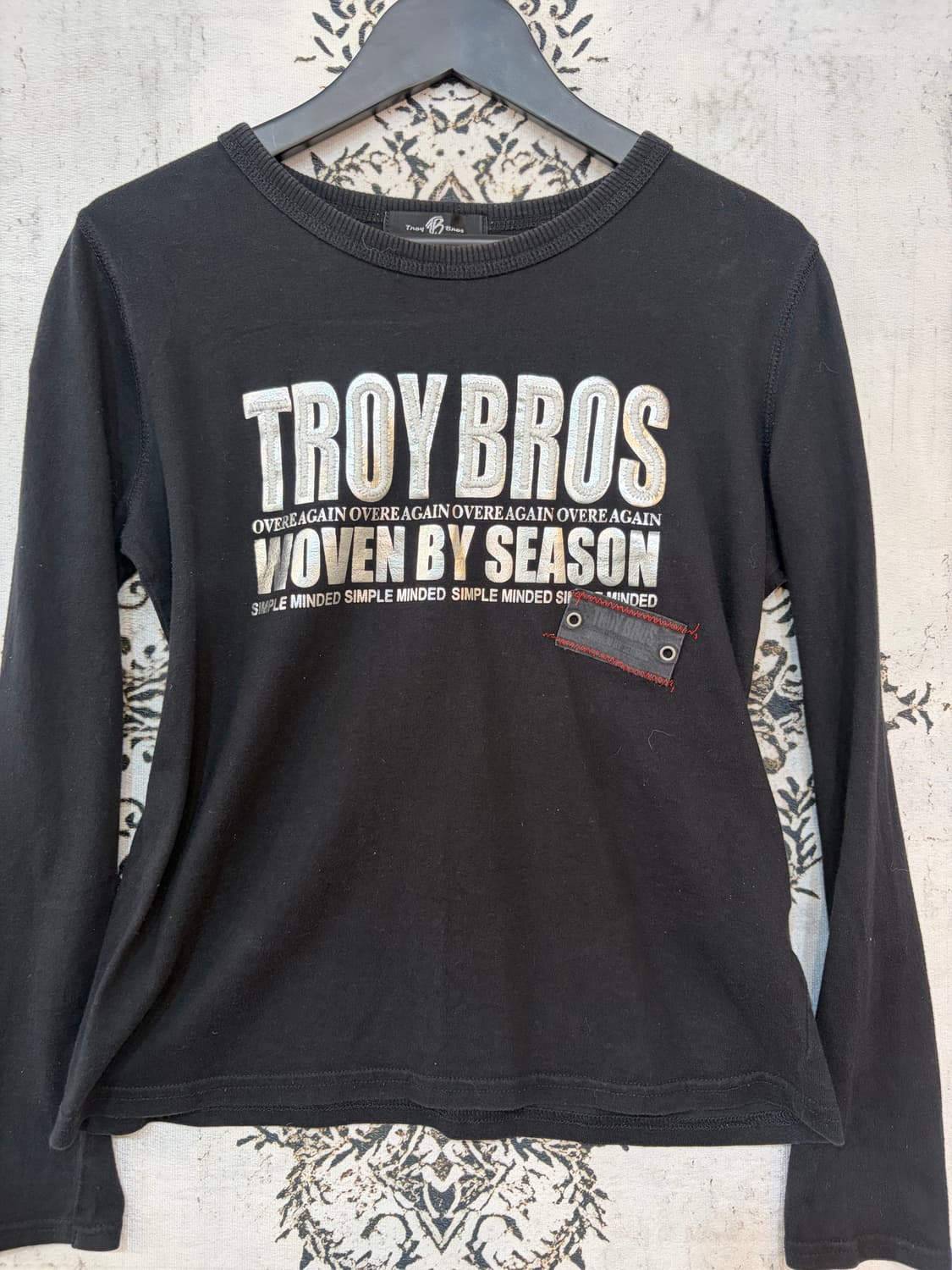 일본빈티지 Y2K 프린팅 스냅 디테일 롱슬리브 상품이미지6