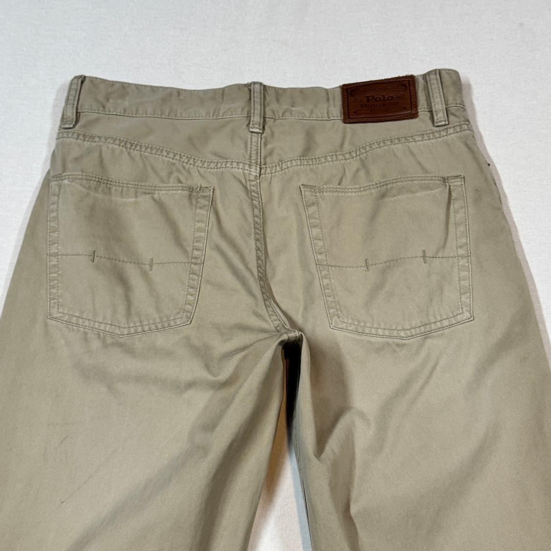 31inch) 폴로 랄프로렌 레더패치 코튼 팬츠 상품이미지2