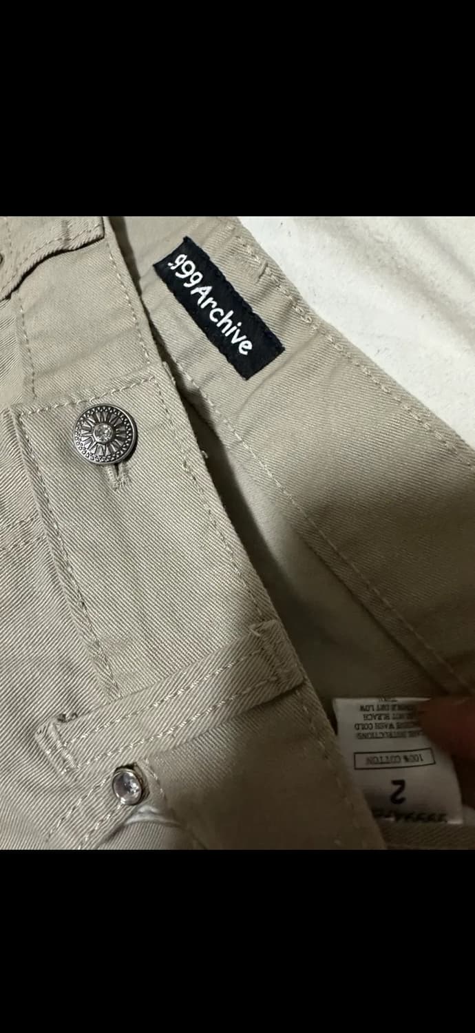 9999아카이브 더블니 팬츠 판매합니자 상품이미지3