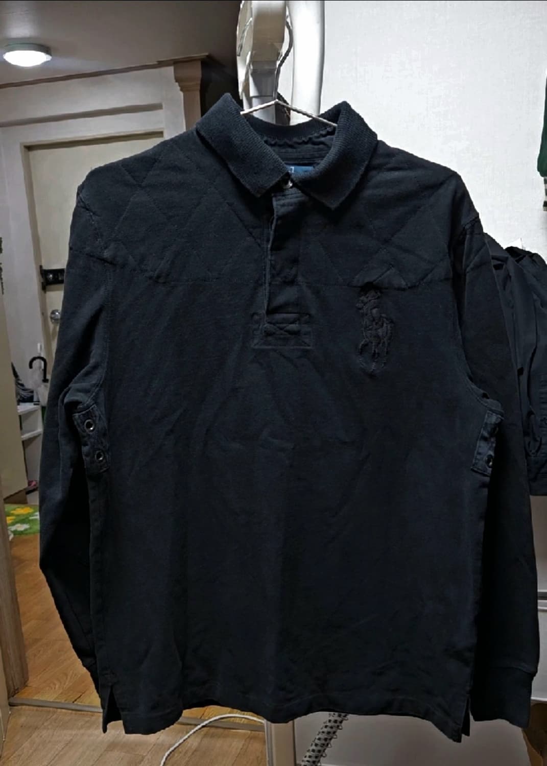 폴로 럭비티셔츠 블랙 L 상품이미지2