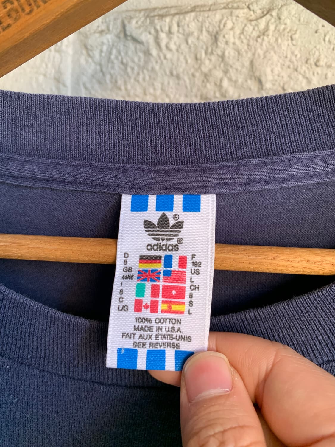 90년대 아디다스 롱슬리브 L 상품이미지3