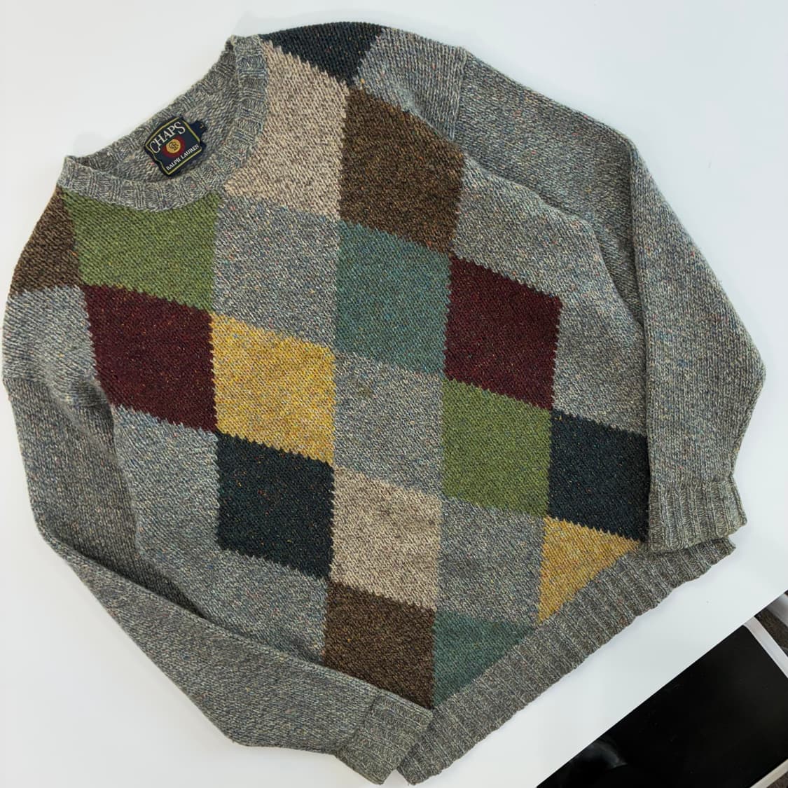 Chaps  챕스 아가일 패턴 울 니트  상품이미지2