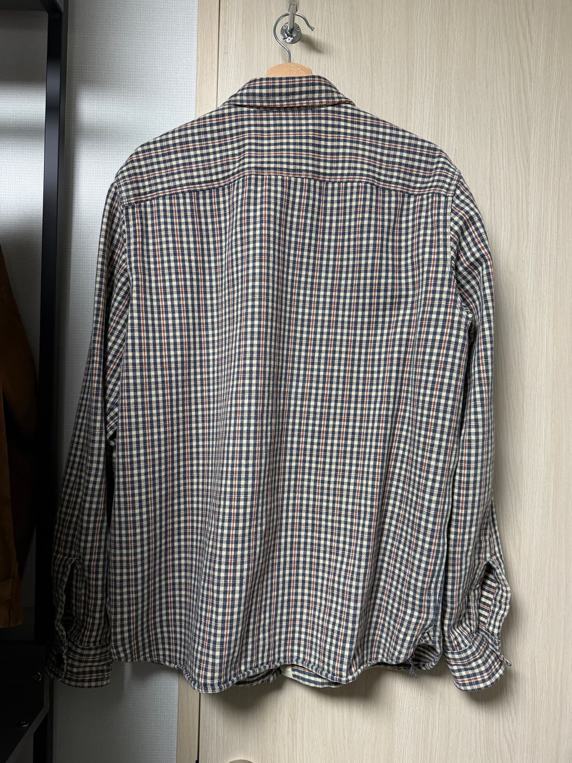 [L] RRL 더블알엘 파렐 체크 코튼 셔츠 상품이미지2