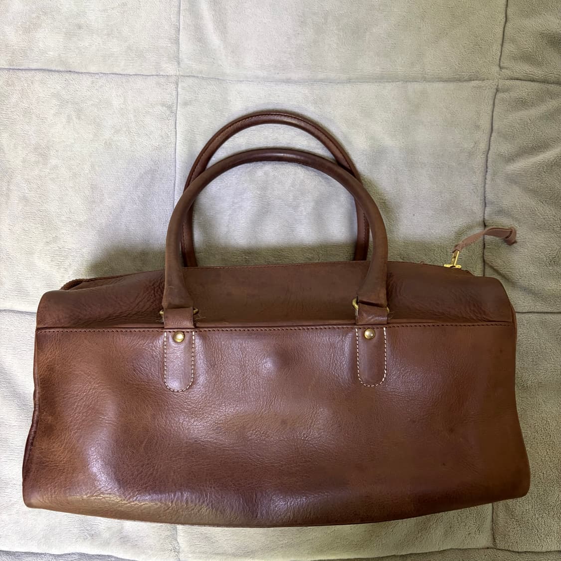 porter 요시다 포터 레더 브라운 보스턴백 상품이미지2