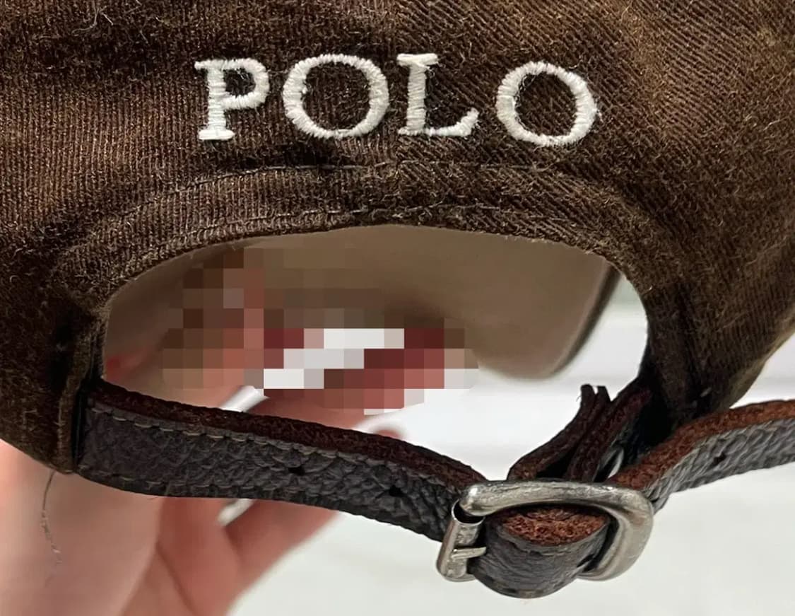 [두산정품/가죽스트랩] 폴로 랄프로렌 빅포니 갈색/브라운 볼캡 상품이미지4