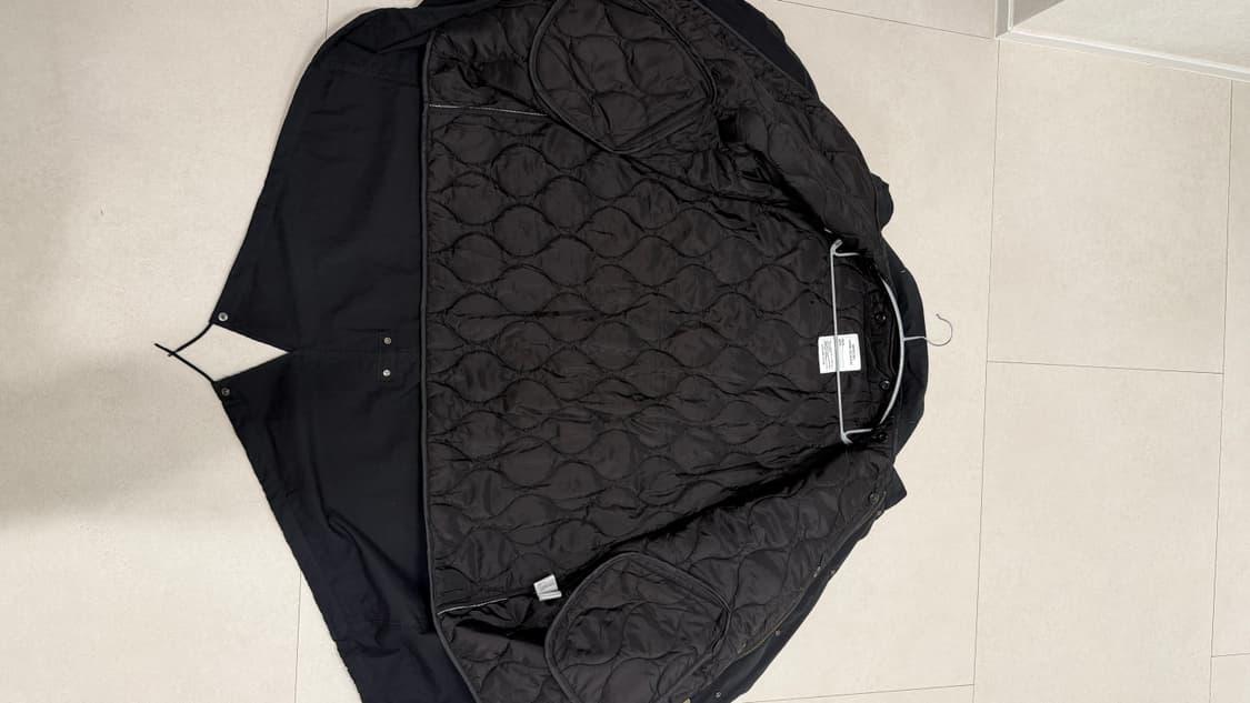 프릭스스토어 M65 피쉬테일 개파카 (블랙 / L) 상품이미지2