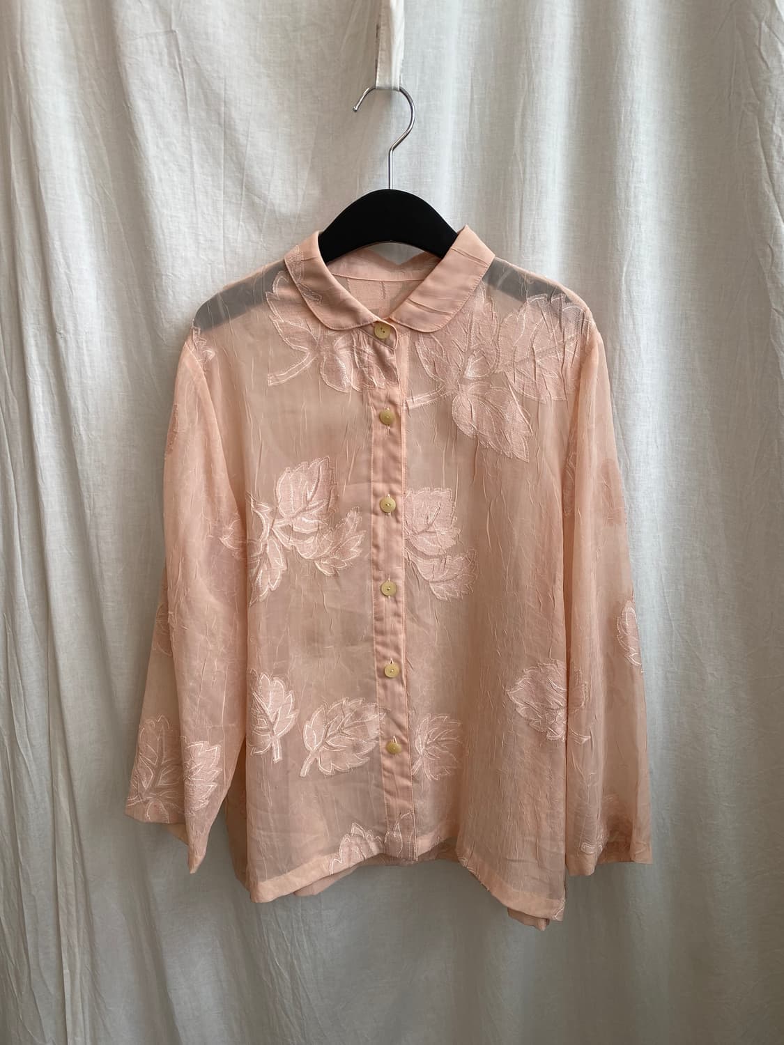 코랄 시스루 블라우스(F) 상품이미지1