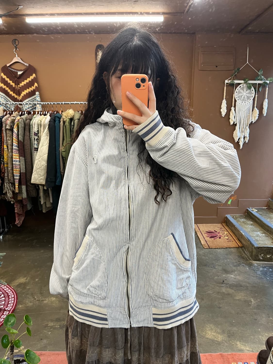 drugstores 스트라이프 후드집업 상품이미지5