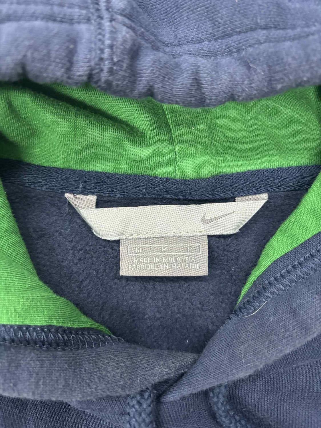 나이키 00s 빅스우시 네이비 사이드라인 대장급 해외판 스웨트셔츠 후드티 상품이미지4