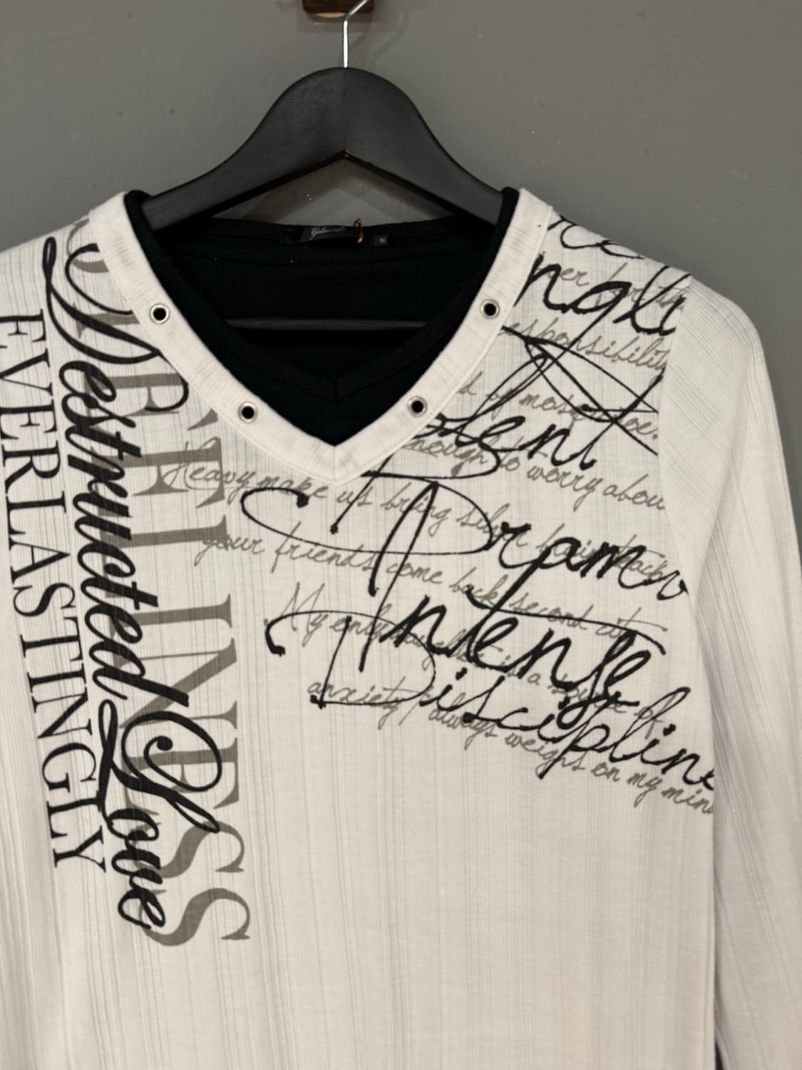 layered detail lettering long sleeve 상품이미지5