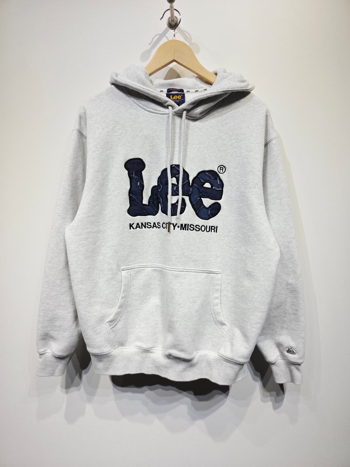 Lee 리 라이트 그레이 후드티_L 상품이미지2