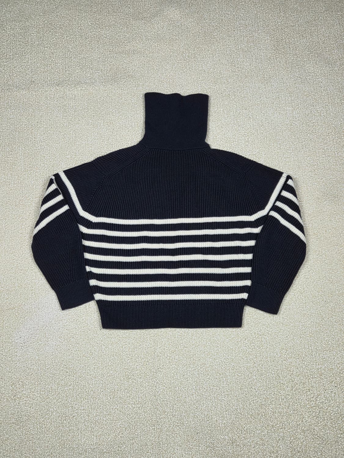 [코스] 니티드 스트라이프 하프 집업 점퍼 | 00261 상품이미지7